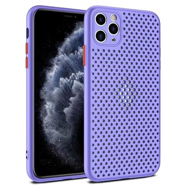 Breathable Heat Dissipation Phone Case for iPhone 11 11 Pro Max