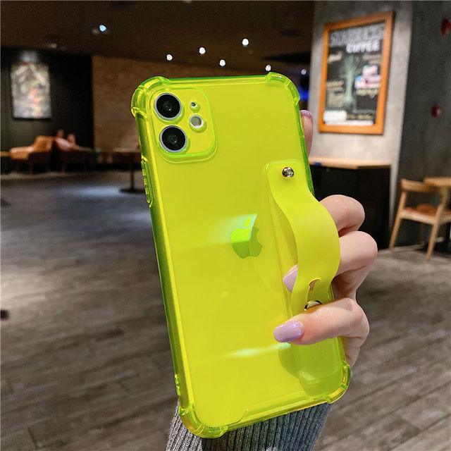 Buy wholesale Shockproof iPhone 11 silicone case with fluorescent