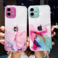 Colorful Liquid Marble Case For iPhone 12 Mini 11 X XR XS 7 8 Plus Soft Shockproof Cover - i-Phonecases.com