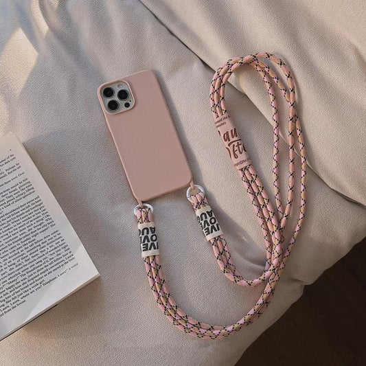 Crossbody Couture Fashion Lanyard Case For iPhone 11 Pro Max 12 Pro mini Silicone Cover - i-Phonecases.com