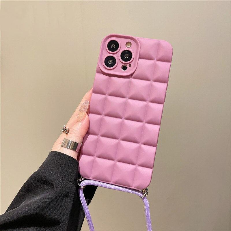 Stylish Cross Pattern Phone Case For Iphone 14/13/12/11/xr/xs/7