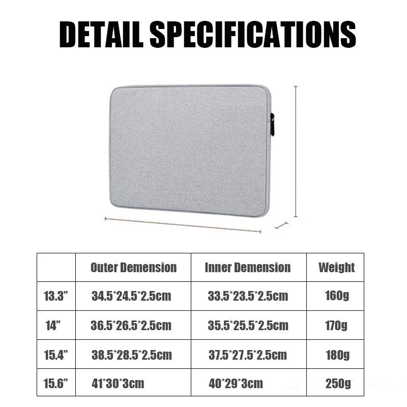 Daily Business Laptop Carry Case For MacBook 13.3 14 15.4 15.6 Inch Universal Notebook Sleeve - i-Phonecases.com