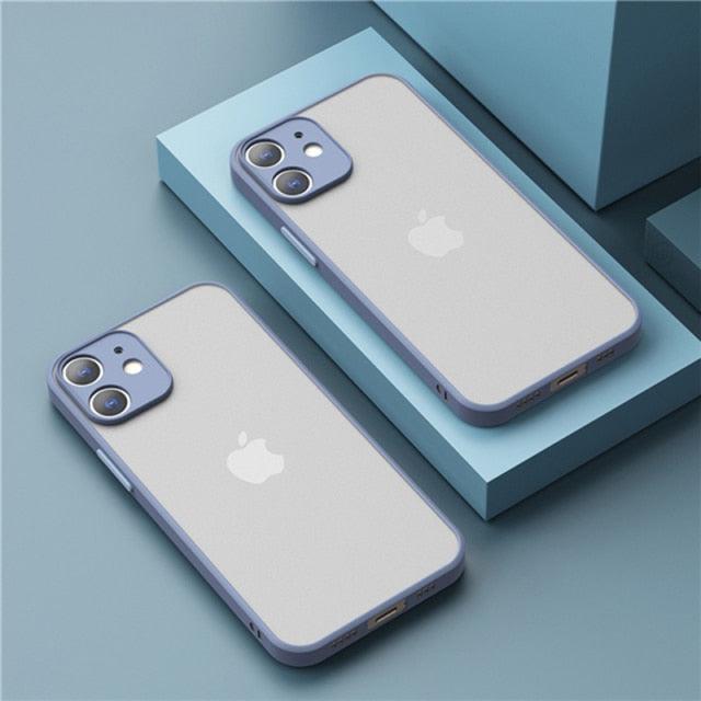 Luxury Matte Laser Cute Phone Cases for iPhone 13 Pro Max 12Pro 11 Xs X XR  7 8Plus