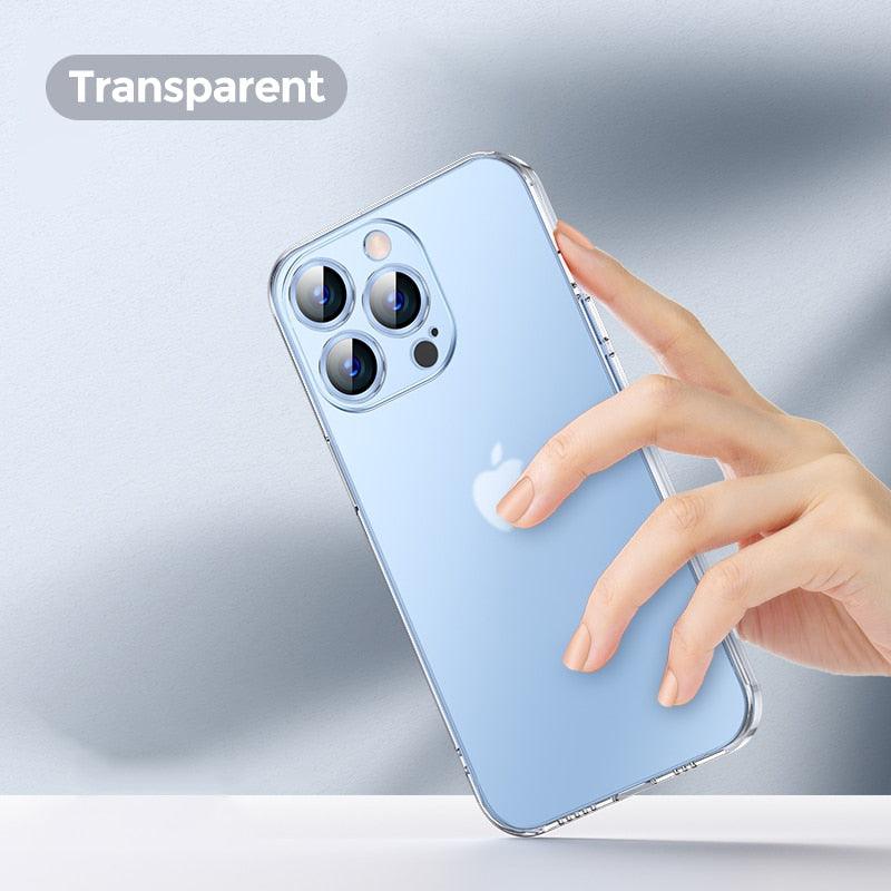 Full Lens Protection iPhone 13 Back Cover Ultra Slim Thin Electroplating Shockproof Airbag Case For iPhone 12 13 Pro Max