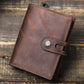 Genuine Luxury Leather AirTag Wallet Card Holder Purse For Holding Cash Credit Cards & AirTag#