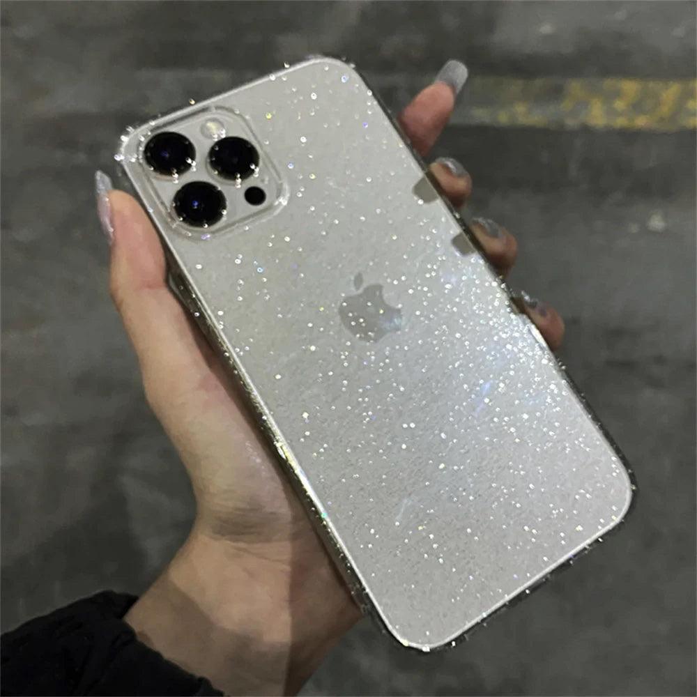 Glitter Star Sparkle Clear Soft Case For iPhone 14 Plus 13 12 11 Pro Max 7 8 Plus XS X XR SE 2