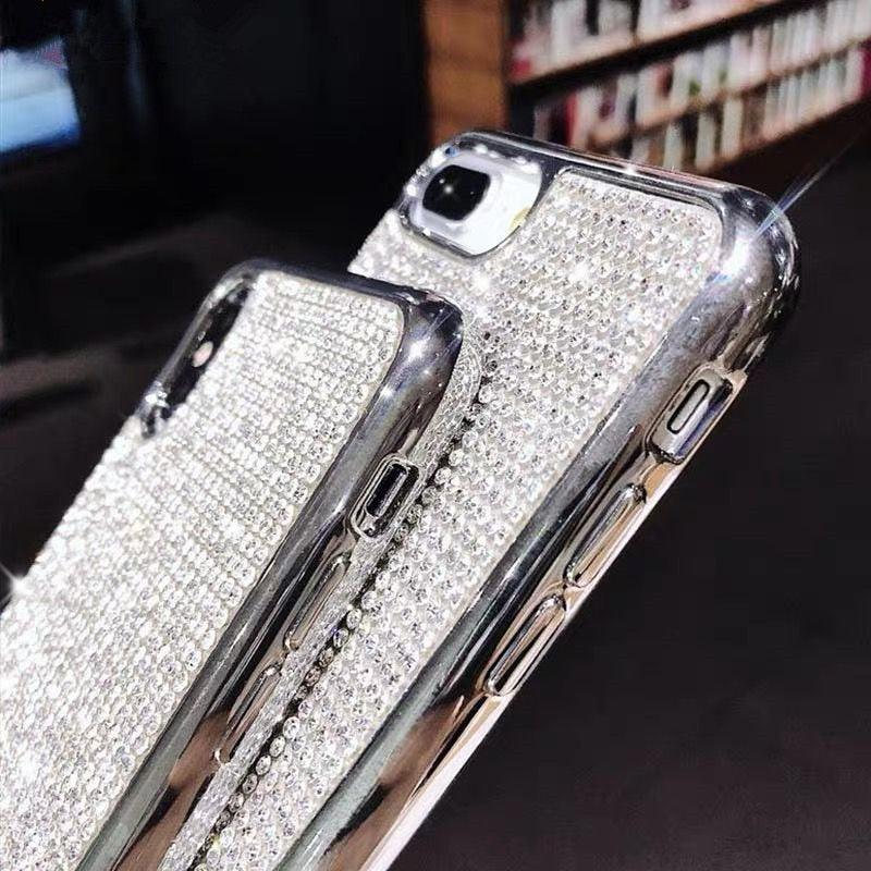 Rhinestones Princess Compatible With IPhone 7/8 Plus X/XS XR 11 Pro Max 12 newest Pro Max 13 Pro Max 14 Pro Max