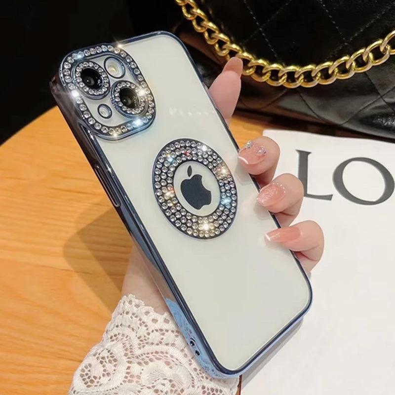 Luxury Crystal Diamond Bling Fashion Case iPhone 14 Pro Max 11 12 13 14 Plus Rhinestone Cover