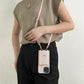 Luxury Fashion Crossbody Strap Lanyard Leather Card Holder Case for iPhone X 14 13 12 11
