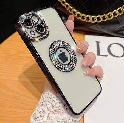 Luxury Glitter Diamond Diamante Case For iPhone 14 Pro 11 12 13 Pro Max 14 Plus Fashion Case