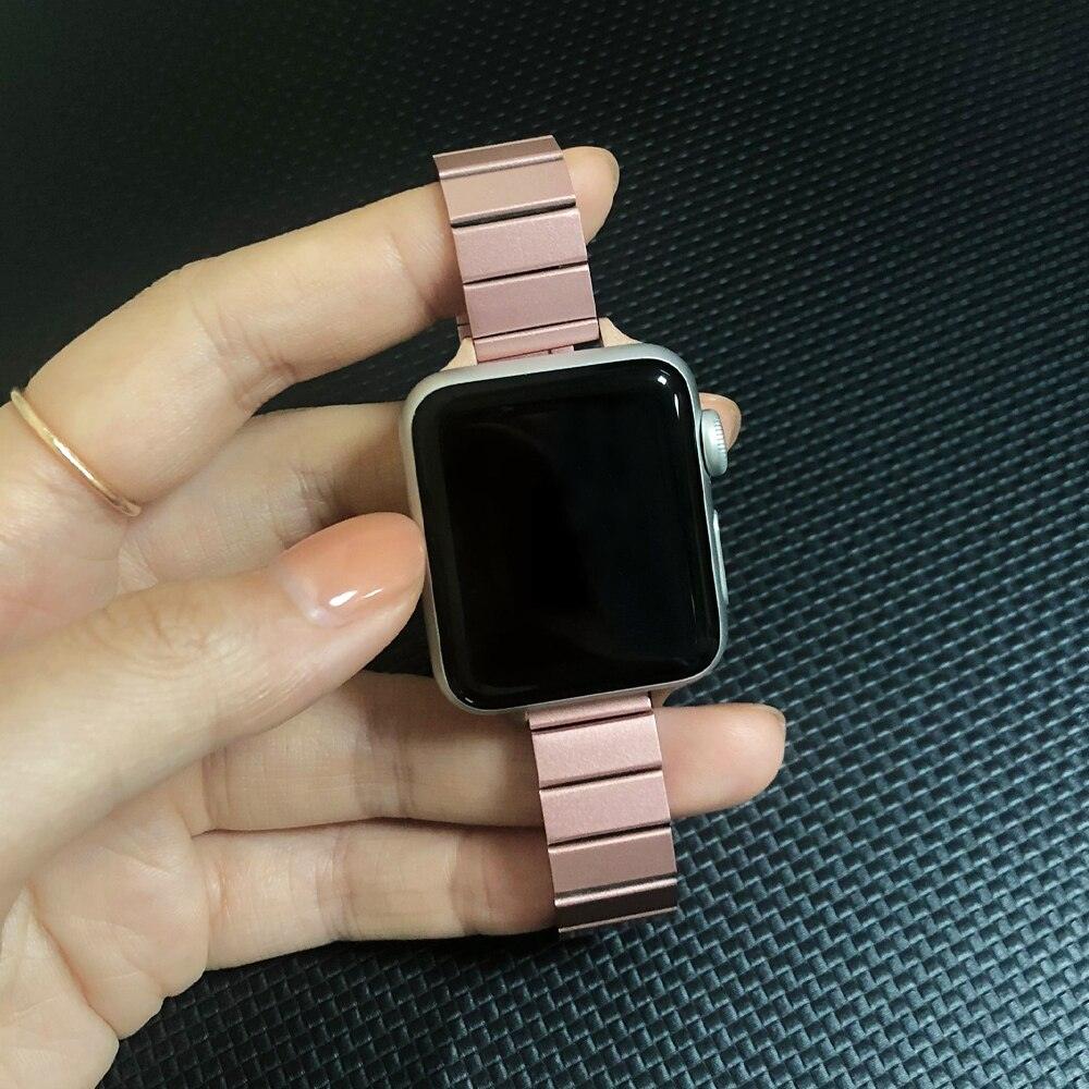 Luxury Slim Stainless Steel Wristband For Apple Watch Ultra 49mm 8 7 4 5 SE 6 8 Bracelet