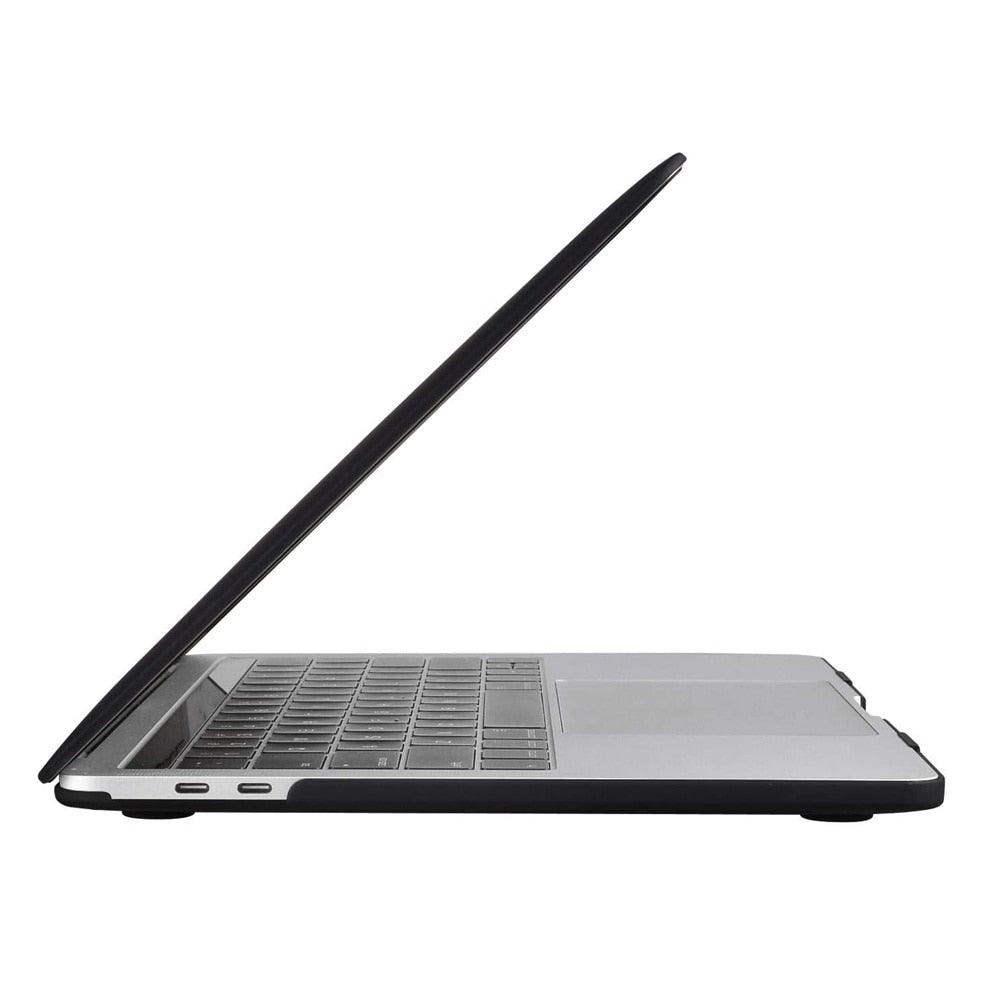 Matte Black Protective Laptop Case For MacBook Air 13 M1 Chip Pro 13 12 11 15 Hard Shell Laptop Case