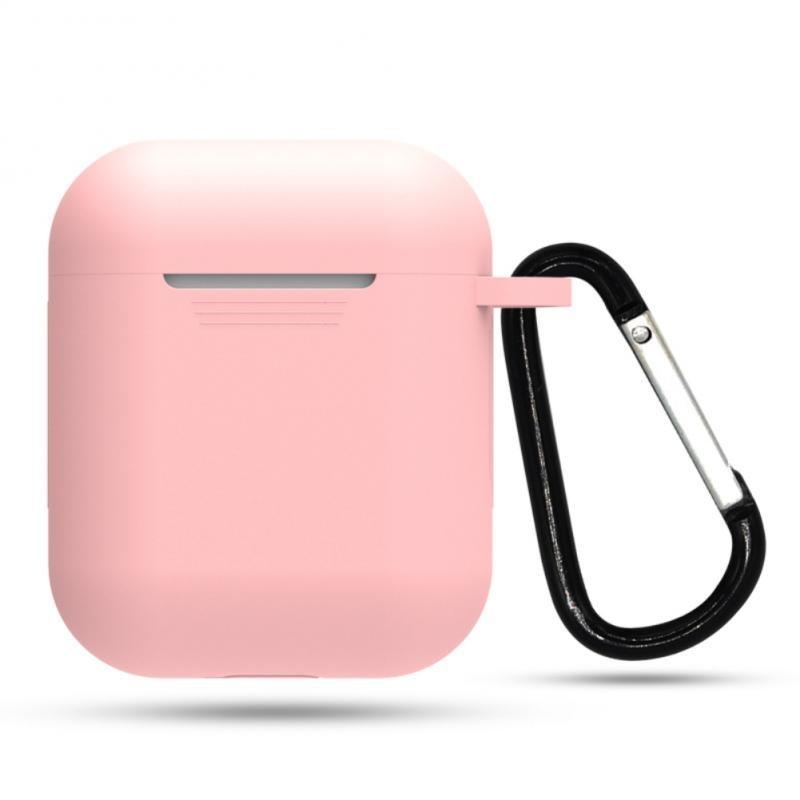 Matte Silicone Protective Cases For Apple AirPods 1/2 Bluetooth Wireless Cover For AirPods With Buckle Option