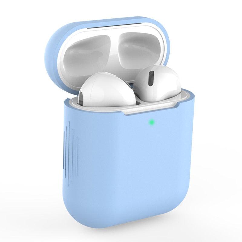 Matte Silicone Protective Cases For Apple AirPods 1 2 Bluetooth