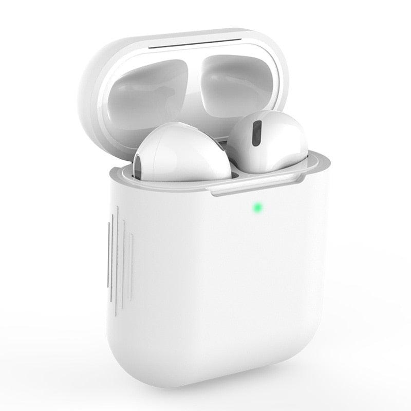 Matte Silicone Protective Cases For Apple AirPods 1/2 Bluetooth Wirele –