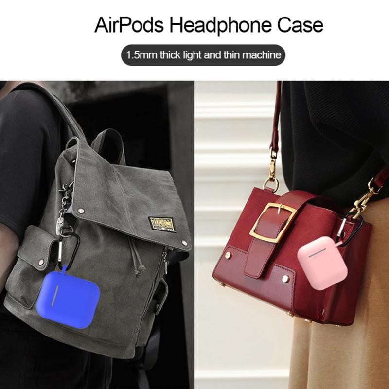 Matte Silicone Protective Cases For Apple AirPods 1/2 Bluetooth