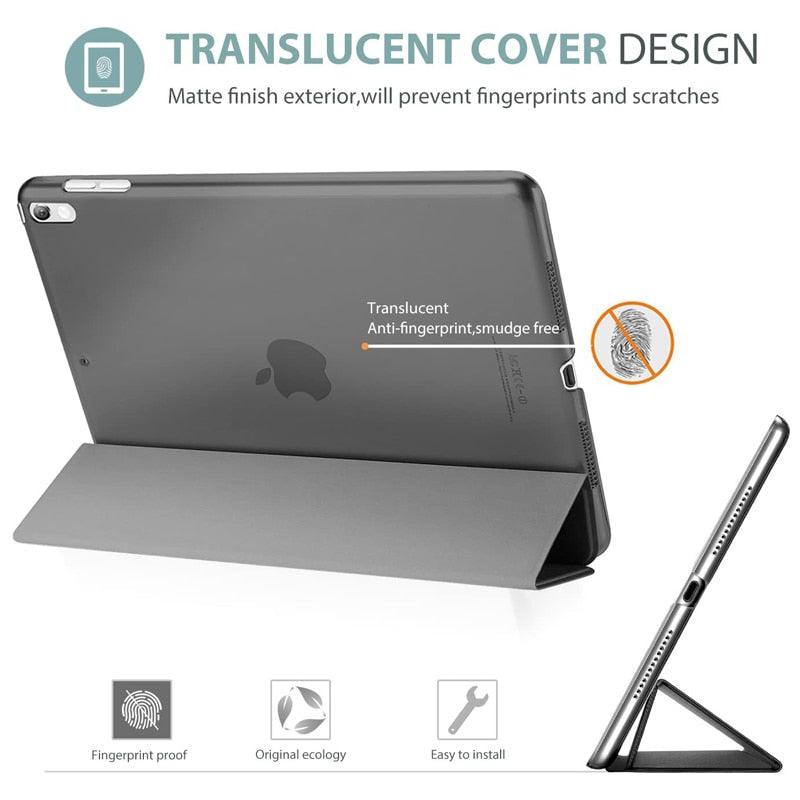 Matte Translucent Flip Case For iPad 9.7 5th 6th Gen Cover For iPad Air 1 2 Cover for iPad Mini