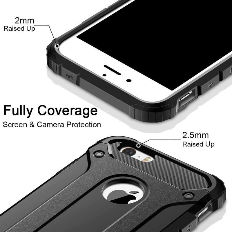 Max Protection Rugged Case For iPhone 13 Pro Max 12 Pro mini 14 Plus Shockproof Armor Cover - i-Phonecases.com
