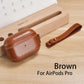 Modern Vintage Leather Wrapped Case For AirPods Pro Cover Luxury Case for AirPods 3/2/1