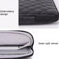 Padded Quilted PU Leather Fashion Unisex Universal Laptop Bag For 11"-17" MacBook NoteBook