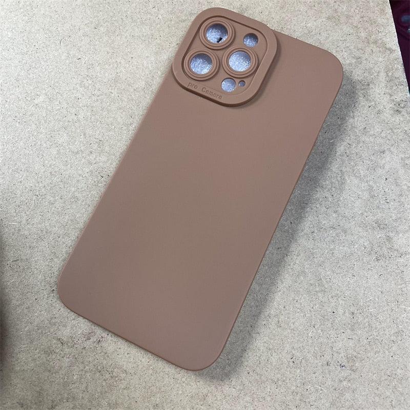 Premium Solid Matte Colors Liquid Silicone TPU Case For iPhone 11 Pro X XS Max XR 7 8 Plus