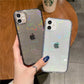 Rainbow Laser Love Heart Clear Case for iPhone 14 13 12 11 Pro Max mini X XR XS 7 8 Plus SE - i-Phonecases.com