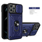 Rugged Camera Protection Hybrid Card Holder Case for iPhone 14 13 12 Pro Max With Kickstand - i-Phonecases.com