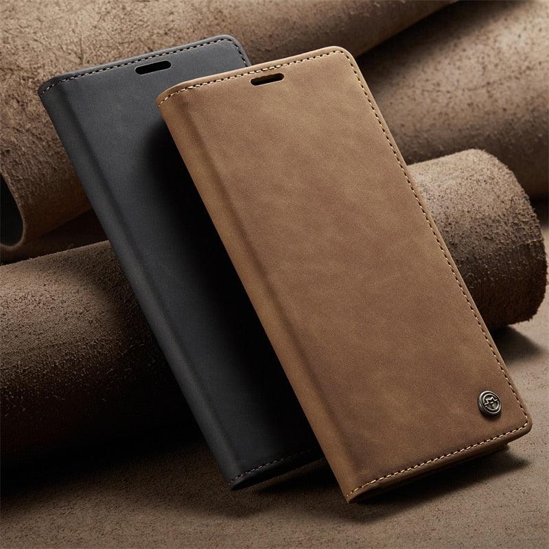 Soft Retro Leather Magnetic Flip Case For iPhone 11 Pro Max X XR XS Max 6 6s 7 8 Plus SE