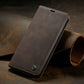 Soft Retro Leather Magnetic Flip Case For iPhone 12 13 14 Pro Max Mini Card Holder Case - i-Phonecases.com