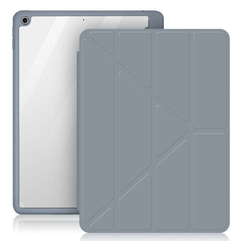 iPad Air 3 PRO 10.5 7.9 10.2 9.7 10.9 Case Soft Transparent Back Cover  Purple
