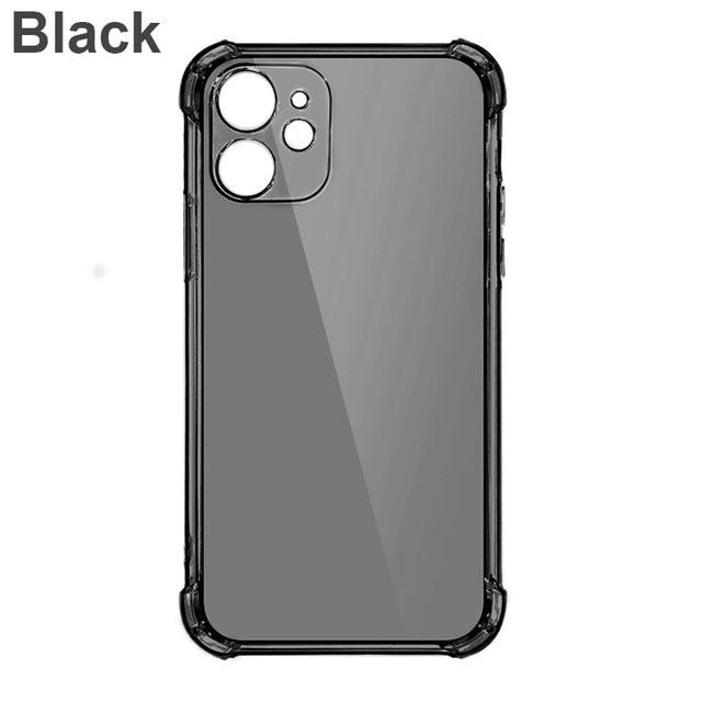 Thick Chunky Shockproof Silicone Fitted Phone Case For iPhone 13 12 11 Pro Xs Max X Xr Lens Protection Case For iPhone 6s 7 8 Plus Case