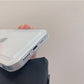 Transparent Aurora Card Holder Case For iPhone 14 13 11 12 Pro Max Mini X S XR 8 7 Plus SE