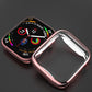 Transparent Case for Apple Watch series 7 8 SE 3 6 5 41/45mm Case With Clear Screen Protector