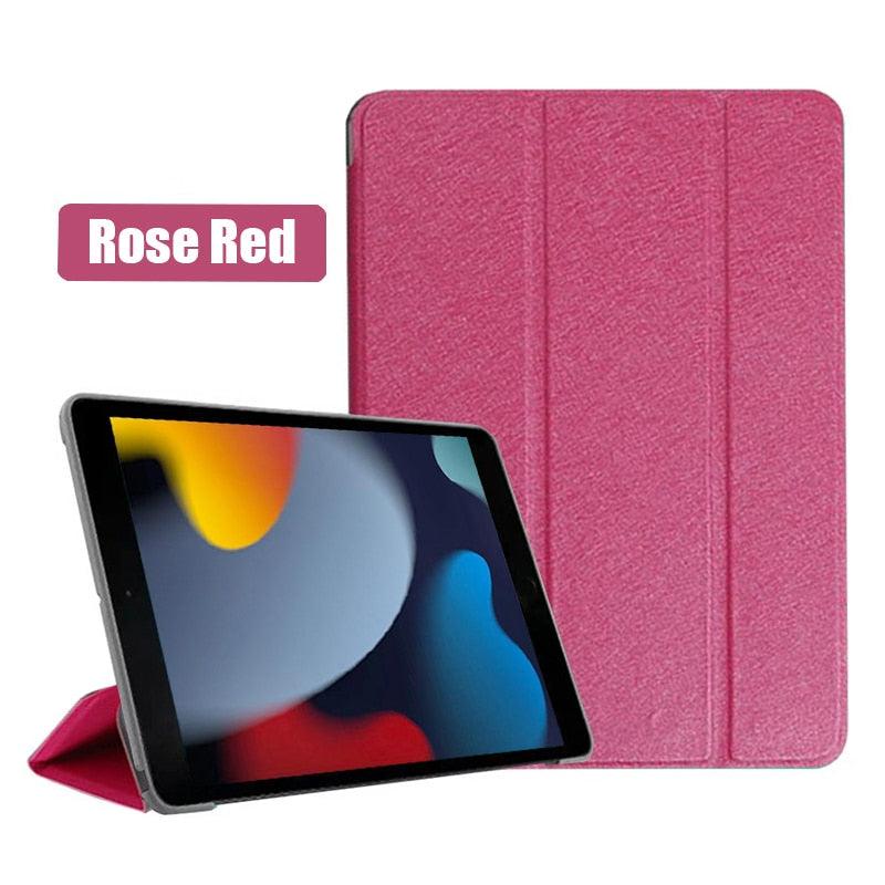 Tri-Fold PU Leather Stand Case For iPad 7th 8th 9th Gen iPad 10.2 Inch 2021 Protective Tablet Case - i-Phonecases.com