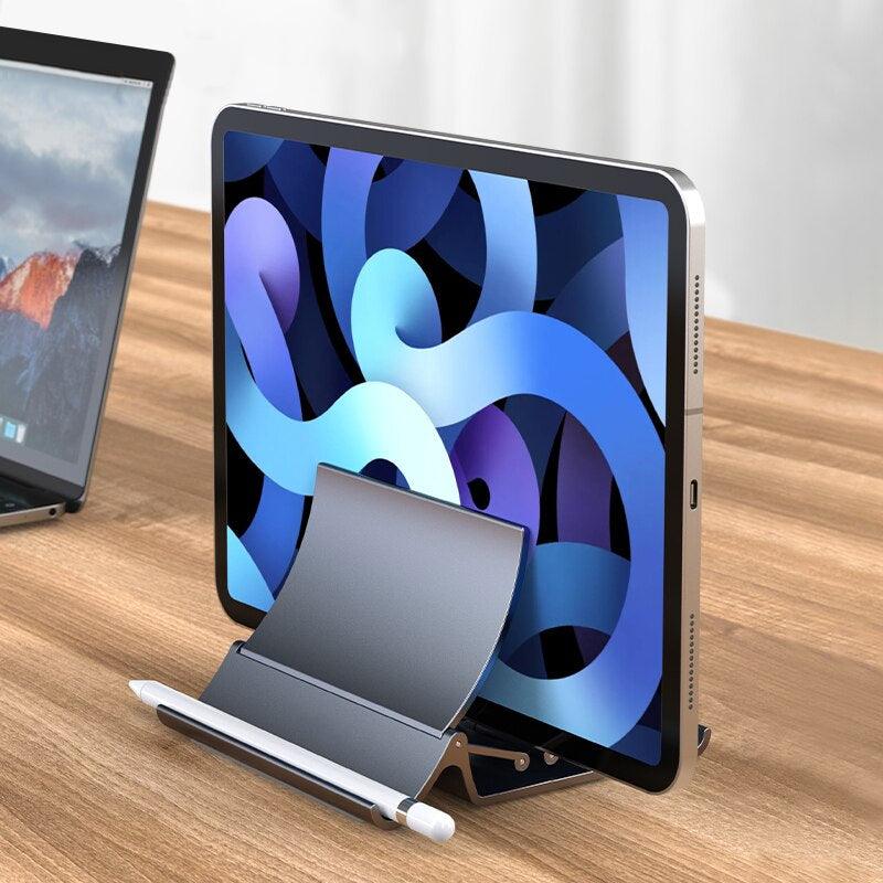 Vertical Storage Solution Tidy Desktop Organizer Stand For MacBook Laptop iPad Tablet Holder